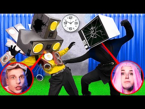Видео: МЫ СТАЛИ МЕГА СПИКЕРМЕНОМ И TV WOMAN *мы поссорились*