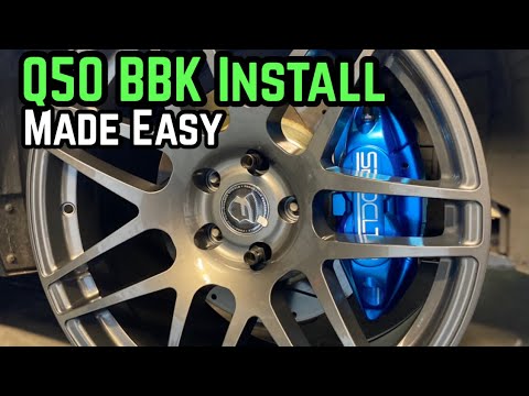 Видео: Модернизация тормозов BBK Akebono для Q50 | ПОЛНЫЙ процесс установки!