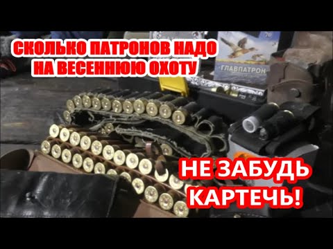 Видео: Сколько патронов нужно на весеннюю охоту