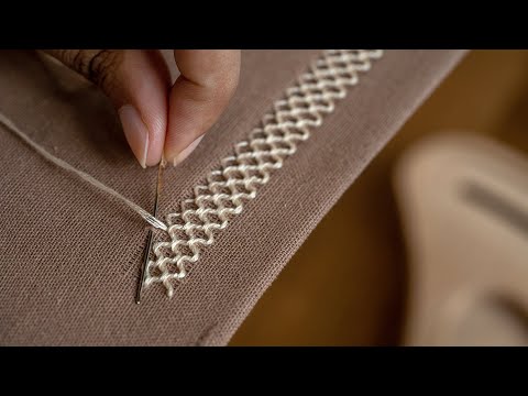 Видео: Вышивка без усилий | Аккуратные узоры для каймы платьев и одежды