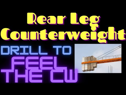 Видео: Упражнение с противовесом на задней ноге