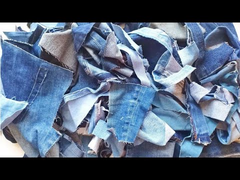 Видео: СОБРАЛА ОБРЕЗКИ ОТ ДЖИНСОВ И СДЕЛАЛА 3 ПОЛЕЗНЫЕ  И КРУТЫЕ ВЕЩИ ДЛЯ ДОМА!