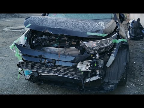 Видео: Кузовной ремонт TOYOTA RAV4 AXAH54. Ремонт японского автототала или "про барыгу пост".