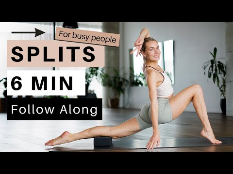 Видео: Продольный шпагат за 6 минут! Быстрая растяжка, которая действительно работает — выполняйте по ин...