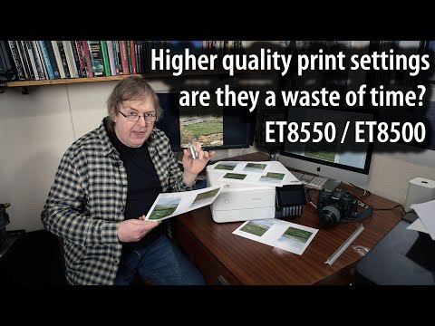 Видео: Лучшие настройки детализации печати для принтеров Epson ET-8550 и ET-8500 ecotank