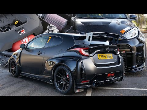 Видео: Этот широкофюзеляжный *BIG TURBO* GR Yaris мощностью 530 л.с. просто дикий! *Полностью кованый*