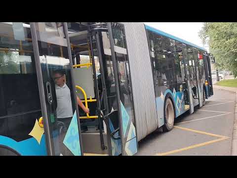 Видео: Астана. C240 Higer KLQ6186G маршрут 37