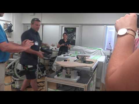 Видео: кромкооблицовочная машина и фрезеры Festool
