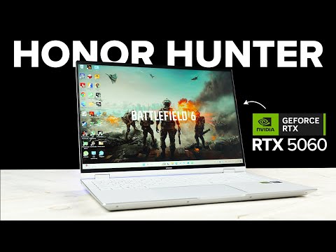 Видео: Как идет Battlefield 6 на ноутбуке с RTX 5060? Обзор Honor MagicBook Pro 16 Hunter 2025