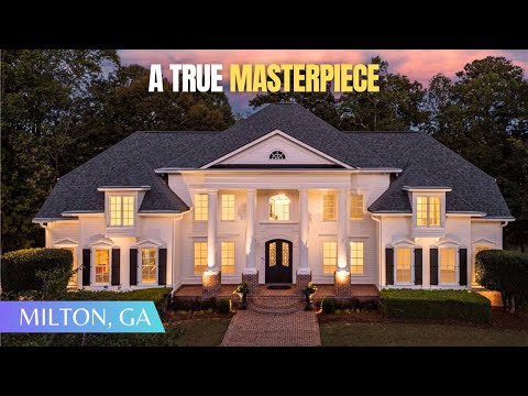 Видео: Роскошный дом отдыха на берегу озера на участке почти 2 акра с подогреваемым бассейном + кинотеат...