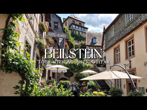 Видео: 🇩🇪 Экскурсия в сказочную средневековую деревню с успокаивающей акустической гитарой | Германия