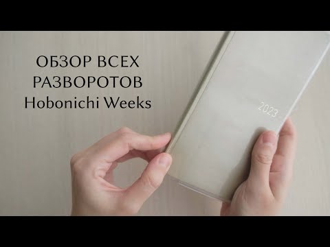 Видео: ОБЗОР ВСЕХ РАЗВОРОТОВ | прощаюсь с Hobonichi Weeks