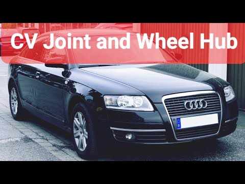 Видео: Audi A6 C6 4F 2004-2011 Как снять приводной вал со ступицы колеса