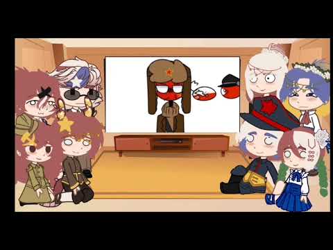 Видео: Реакция стран на какие-то видео и тт/ #countryhumans /сразу покупайте себе пару новых глаз