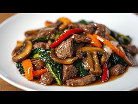 Видео: Сочный говяжий стир-фрай с овощами - максимальный вкус за минимальное время!