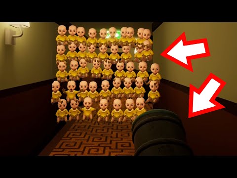 Видео: КАК РАЗРУШИТЬ СТЕНУ ИЗ ЛЫСЫХ ДЕМОНОВ ?! ИГРА The Baby In Yellow