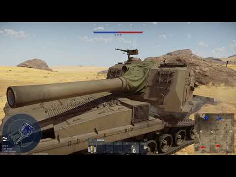 Видео: War Thunder. САУ: M55 и M44(4.0 бр, США).✌️