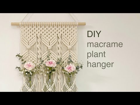 Видео: DIY | macrame plant hanger | Сделай сам | вешалка для растений макраме