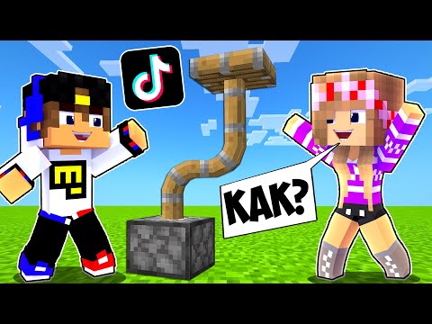 Видео: СЕКРЕТНЫЕ ЛАЙФХАКИ ИЗ ТИК ТОКА в МАЙНКРАФТ ! ДЕВУШКА НУБ И ПРО ВИДЕО ТРОЛЛИНГ MINECRAFT