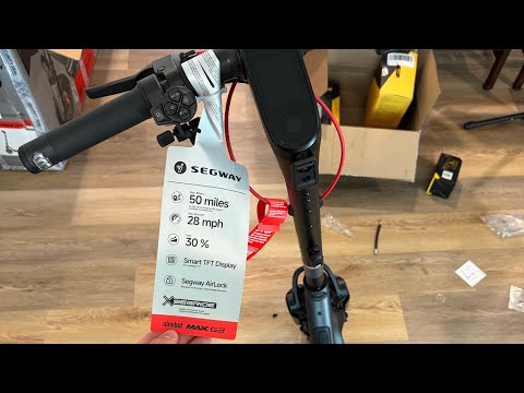 Видео: Unpacking ￼ and  set up Sergway  ninebot max G3 ￼model 2025 Распаковка скутера SEGWAY MAX G3