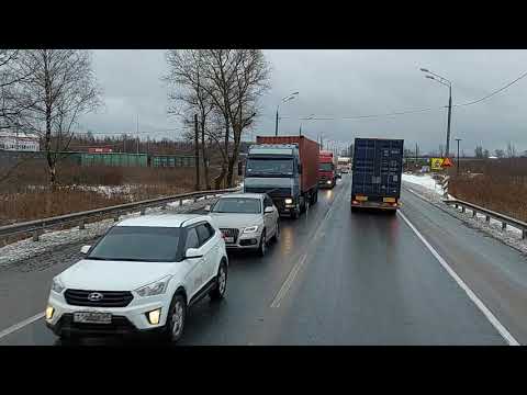 Видео: ТРАССА САНКТ-ПЕТЕРБУРГ - МОСКВА (ВЫШНИЙ ВОЛОЧЕК, ТВЕРЬ, СВЕРНУЛ НА ПЛАТКУ)