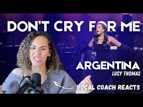 Видео: Люси Томас меня просто поразила! «Don’t Cry for Me Argentina» из мюзикла «Эвита» | Реакция препод...