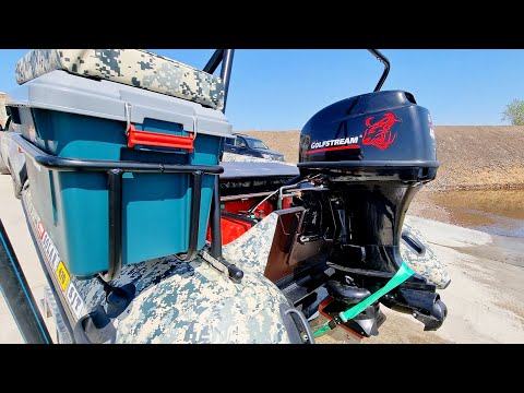 Видео: 40 КИТАЙСКИХ ЛОШАДЕЙ. Тестируем китайский мотор с китайским водометом.