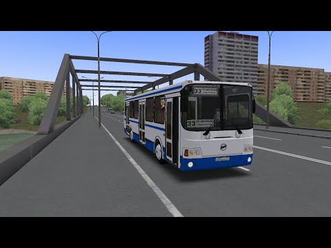 Видео: OMSI 2 | ЛиАЗ-5256.25 | Чистогорск | Маршрут 33 (круг)