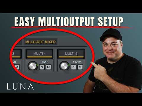 Видео: Настройка барабанов Luna Multioutput — EZDrummer и BFD Player