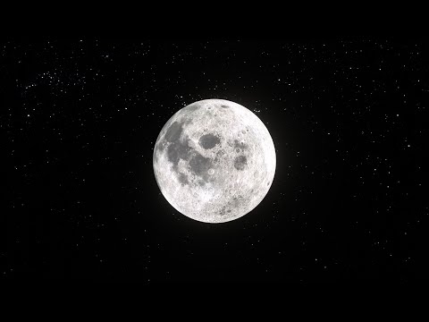 Видео: Moon Amazing View Stars Motion Looping Background Space 4K 1hour/ Луна Звёзды Вселенная Заставка