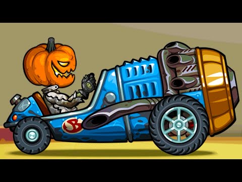 Видео: Чудовище Зверь Машина в Hill Climb Racing 2 #23 Обновление. Новые События и Задания - Машинки Кида