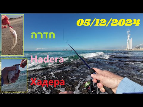 Видео: 4K 05/12/2024 דיג סרגוסים וטלוויזיות בחוף דייגים חדרה Fishing on beach of Hadera Рыбалка в Хадере
