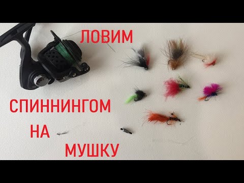 Видео: Как ловить спиннингом на мушку /How to fly with a spinning rod