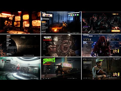 Видео: Эволюция меню зомби в играх Call of Duty