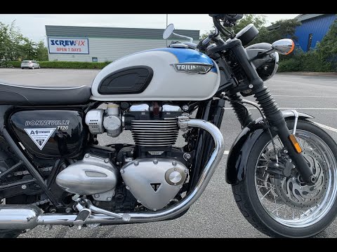 Видео: Мотоциклы Триумф - Тест райд и обзор 2019 Triumph Bonneville T120,