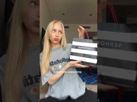 Видео: Sephora unpacking | распаковка косметики #shorts #beauty #aesthetic