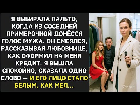 Видео: Из соседней кабинки в магазине услышала голос мужа: Она ничего не поймёт, я оформил кредит на её имя