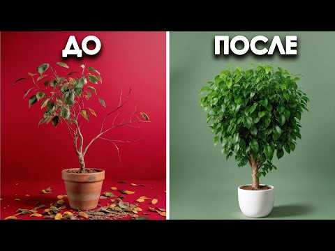 Видео: Я в восторге от результата! Секреты формирования фикуса Бенджамина