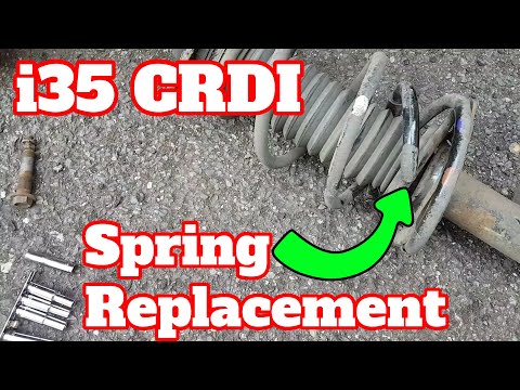 Видео: Замена передней пружины Hyundai i35... Простое и понятное руководство!