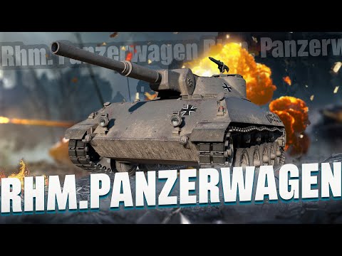 Видео: Rhm Panzerwagen - Покажу как светить, выживать и настреливать урон