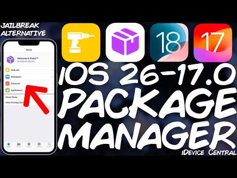 Видео: Альтернатива джейлбрейка iOS 26.0 / iOS 18.6.2 - 16 для всех устройств: Packo (альтернатива Cydia...