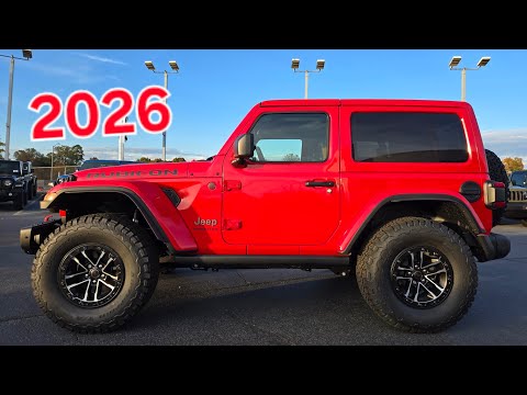 Видео: ПЕРВЫЙ ВЗГЛЯД: Jeep Wrangler RUBICON X 2026 года (2 двери) с 35-дюймовыми шинами!