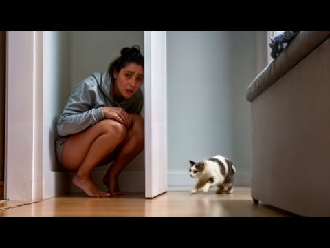 Видео: ДЕВУШКА ПРЯТАЛАСЬ ОТ КОТА, И ВОТ КАК ОН ЕЁ ПРОУЧИЛ