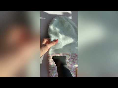 Видео: Как стирать пух норки? 3 способа распушить изделие! ВТО вязанного изделия