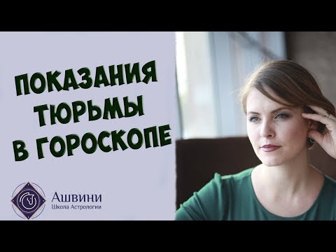 Видео: Тюрьма в натальной карте: показатели тюрьмы в гороскопе - Астролог Татьяна Калинина