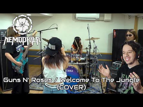 Видео: Mayu — это воплощение крутизны! Реакция на Nemophila — Guns N' Roses / Welcome To The Jungle (кавер)