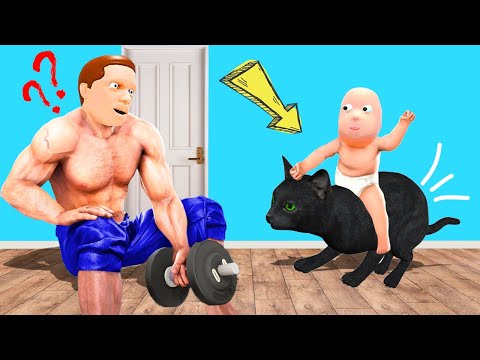 Видео: Әке мен Бала жаңа Мысық сатып алды!