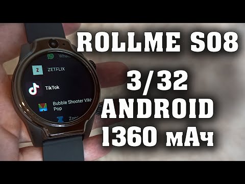 Видео: Rollme S08. Крутые Смарт часы смарт на андроид. Обзор. Лучшие смарт часы. Часы на андроид. Ролми с08