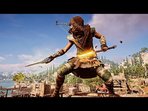 Видео: AC Odyssey Комплект "Змей" Огненный билд (2023)