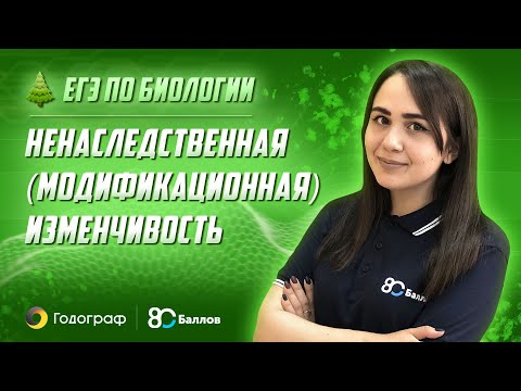 Видео: ЕГЭ по Биологии 2022. Ненаследственная (модификационная) изменчивость